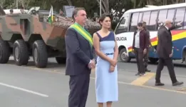 O presidente Bolsonaro participou do 7 de setembro que aconteceu em Brasília.