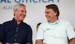 Senador Fernando Collor de Mello (PROS-AL) e presidente Jair Bolsonaro (PL).