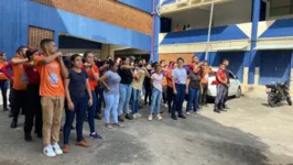 Treinamento de voluntários ocorre na Aldeia Cabana, no bairro da Pedreira.