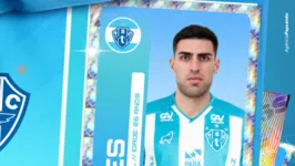 Lateral Thiago Ennes, agora novo atleta do Paysandu.