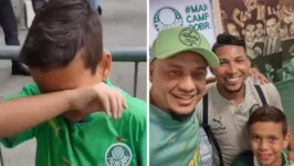 O garoto é fã do craque paraense do Palmeiras