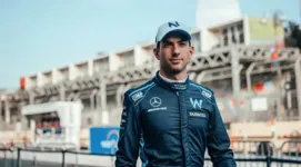 Nicholas Latifi, então piloto da Williams, na Formula 1