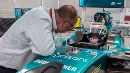 Felipe Drugovich em seu primeiro trabalho com a Aston Martin