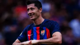 Lewandowski deixou sua marca novamente pelo Barça