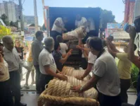 A Corda do Círio chegou em Belém nesta quinta-feira (22) após viajar por 15 dias de Santa Catarina para a capital paraense.