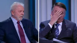 Lula e Bolsonaro trocaram farpas em debate da TV Globo