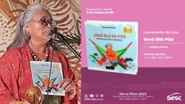 O livro "Vovó Biló de Pitó” será lançado nesta sexta-feira (14), às 16 horas, no Sesc Ver-o-Peso.