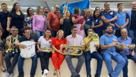 O governador Helder Barbalho fez a entrega oficial dos instrumentos musicais às instituições de ensino.