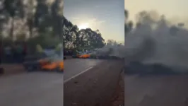 Manifestantes bloquearam rodovias federais do Pará.
