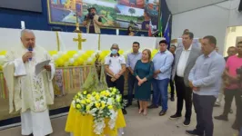 Padre Eloi levou a palavra de esperança e amor de Nossa Senhora de Nazaré a servidores e parlamentares