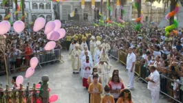 A 10ª romaria reuniu crianças, pais e idosos em uma bela celebração na manhã deste domingo (16)