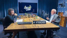 Lula durante entrevista no Flow