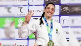 Mayra Aguiar leva o Brasil a um inédito título no judô mundial