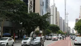 A avenida Paulista, em São Paulo.