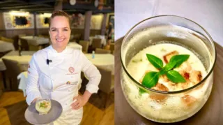 Imagem ilustrativa do vídeo: Chef Ângela Sicília ensina fazer consomê de brócolis