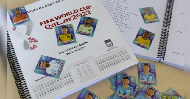 Imagem ilustrativa da notícia Deficientes visuais ganham álbum da copa em braile