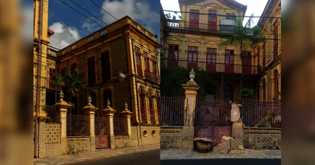 Imagem ilustrativa da notícia Palacete Pinho passará por avaliação de danos após colisão