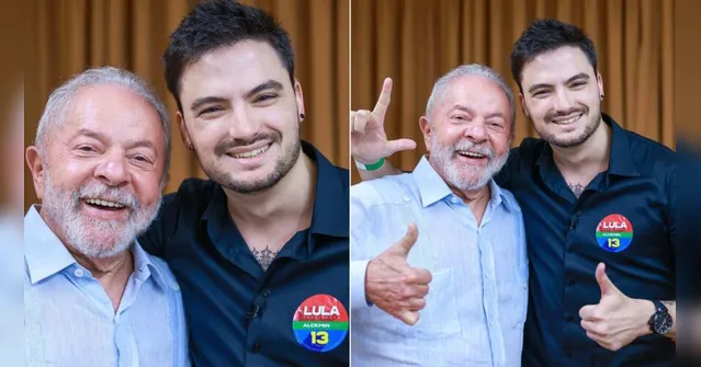 Imagem ilustrativa da notícia Felipe Neto encontra Lula: "É hora de vencer o ódio"