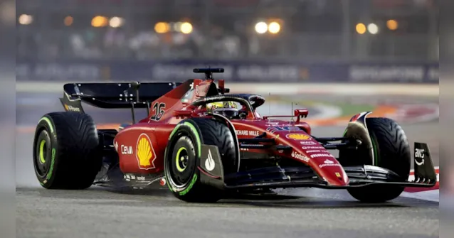Imagem ilustrativa da notícia Leclerc voa no fim e fica com a pole position em Singapura