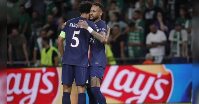 Imagem ilustrativa da notícia Neymar quebra jejum na Champions e PSG vence Maccabi Haifa