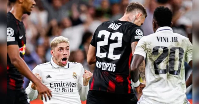 Imagem ilustrativa da notícia Real Madrid vence Leipzig e segue 100% na Champions League