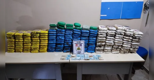 Imagem ilustrativa da notícia Operação da PM e PC apreende 216 kg de cocaína no Pará