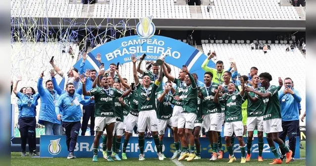 Imagem ilustrativa da notícia Palmeiras vence Corinthians e conquista o Brasileiro sub-20