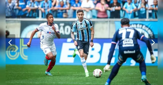Imagem ilustrativa da notícia Grêmio e Bahia empatam e ficam próximos do acesso