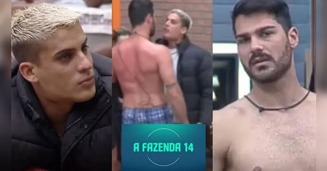Imagem ilustrativa da notícia A Fazenda 14: vídeo mostra a briga que expulsou Shay e Tiago