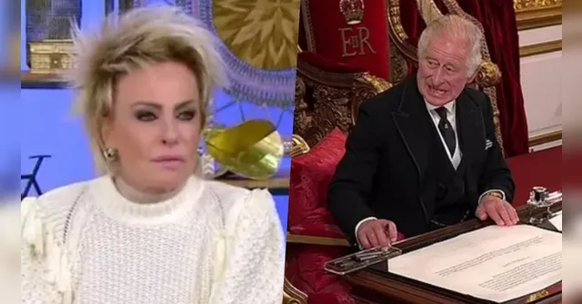 Imagem ilustrativa da notícia Ana Maria critica atitude do Rei Charles III ao vivo