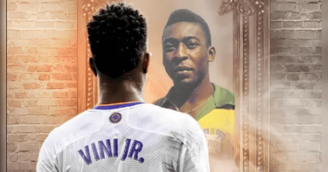 Imagem ilustrativa da notícia Pelé rebate fala racista de espanhol contra Vinícius Jr