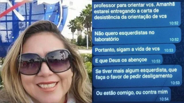 Imagem ilustrativa da notícia Professora bolsonarista exclui alunos de esquerda na pós
