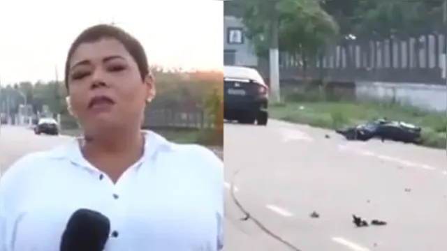 Imagem ilustrativa da notícia Vídeo: repórter chora ao noticiar acidente fatal de amigo
