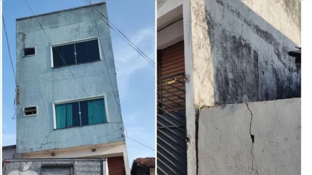 Imagem ilustrativa da notícia Vídeo: construção irregular em Belém causa risco a moradores