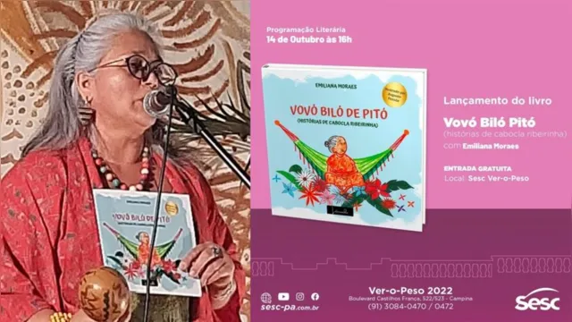 Imagem ilustrativa da notícia Autora marajoara lança livro de contos no Sesc Ver-o-Peso