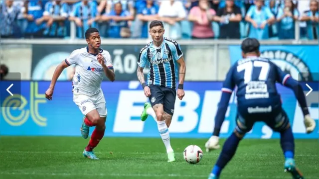 Imagem ilustrativa da notícia Grêmio e Bahia empatam e ficam próximos do acesso