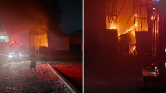 Imagem ilustrativa da notícia Vídeo: incêndio em Marina assusta moradores de Belém