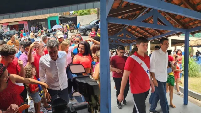 Imagem ilustrativa da notícia Vídeo: governador Helder Barbalho vota em Ananindeua