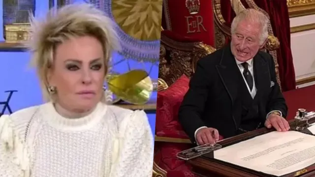 Imagem ilustrativa da notícia Ana Maria critica atitude do Rei Charles III ao vivo