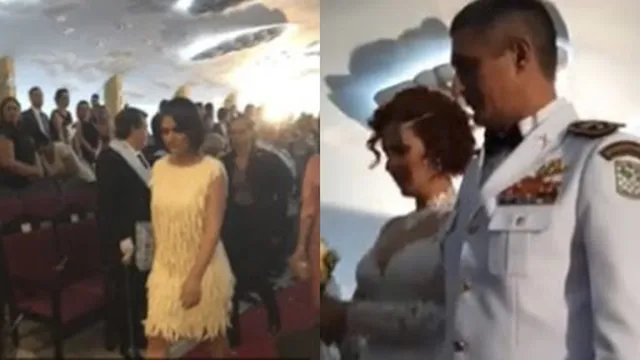 Imagem ilustrativa da notícia Vídeo de Michelle Bolsonaro em casamento maçom viraliza