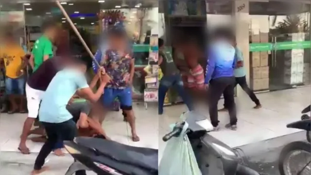 Imagem ilustrativa da notícia Vídeo: jovem apanha de populares após ser flagrado furtando