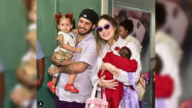 Imagem ilustrativa da notícia Virginia e Zé Felipe deixam maternidade com Maria Flor