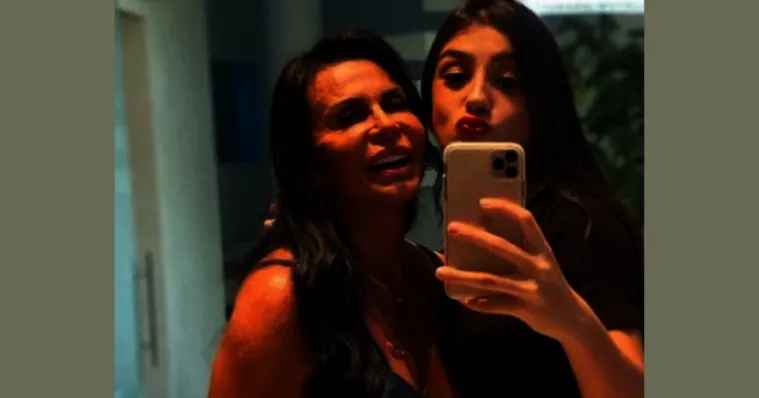 Imagem ilustrativa da notícia Gretchen reprova comportamento da neta em A Fazenda