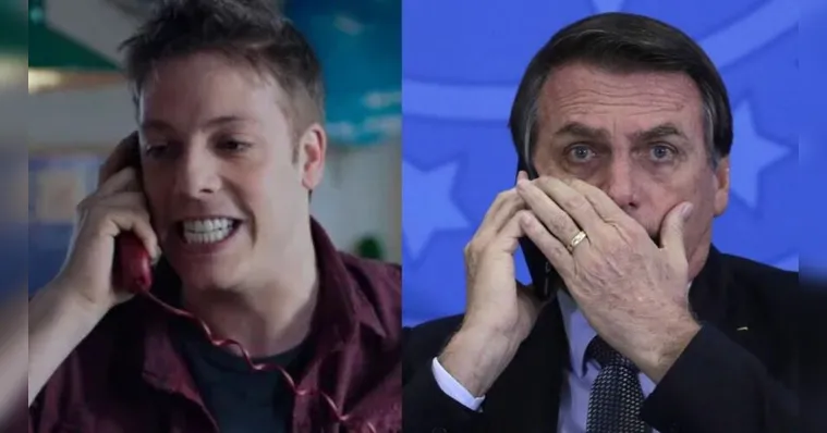 Imagem ilustrativa da notícia Vídeo: Porchat liga para Bolsonaro e dispara: "tomar no c*"