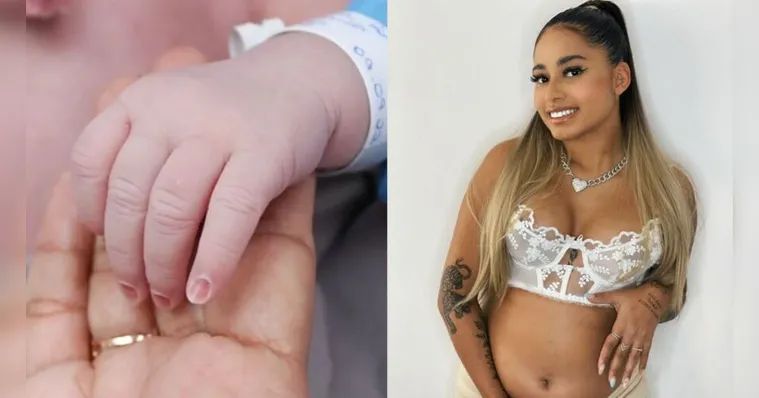 Imagem ilustrativa da notícia Nasce Melanie, filha de MC Loma: "é uma princesa", diz