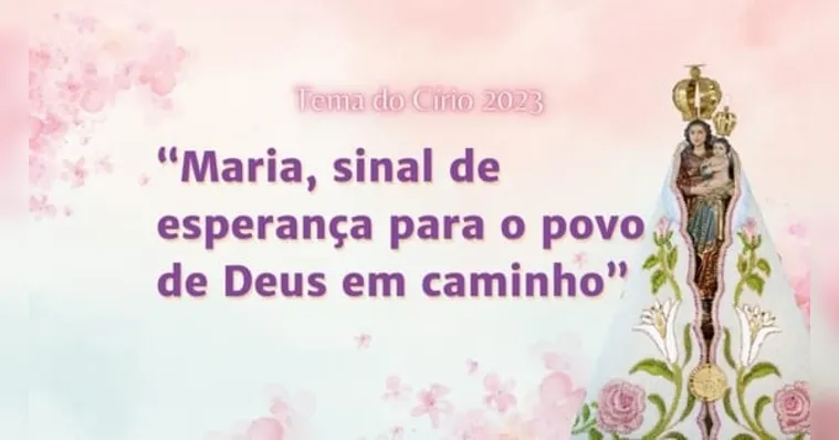 Imagem ilustrativa da notícia Tema do Círio 2023 é apresentado em vídeo mapping