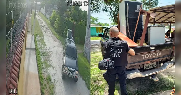 Imagem ilustrativa da notícia Vídeo: polícia recupera itens roubados de casa em Mosqueiro