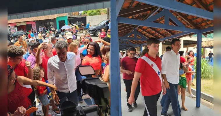 Imagem ilustrativa da notícia Vídeo: governador Helder Barbalho vota em Ananindeua