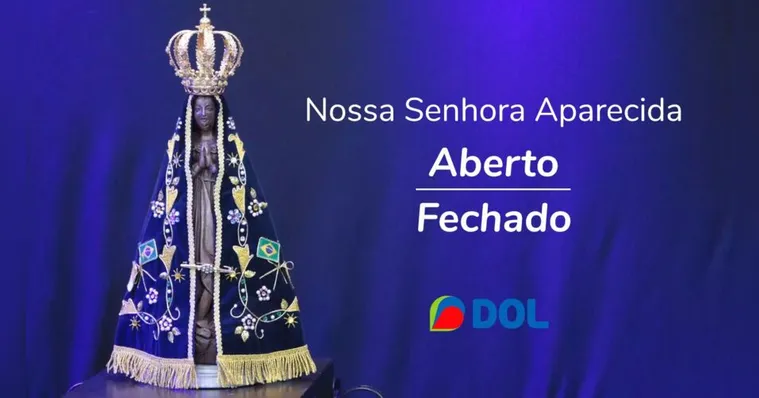 Imagem ilustrativa da notícia Feriado de 12 de outubro: veja o que abre e fecha na RMB