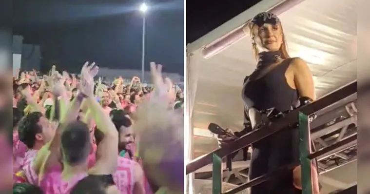 Imagem ilustrativa da notícia Claudia Leitte é recebida com vaias e coro de "Lula" em show